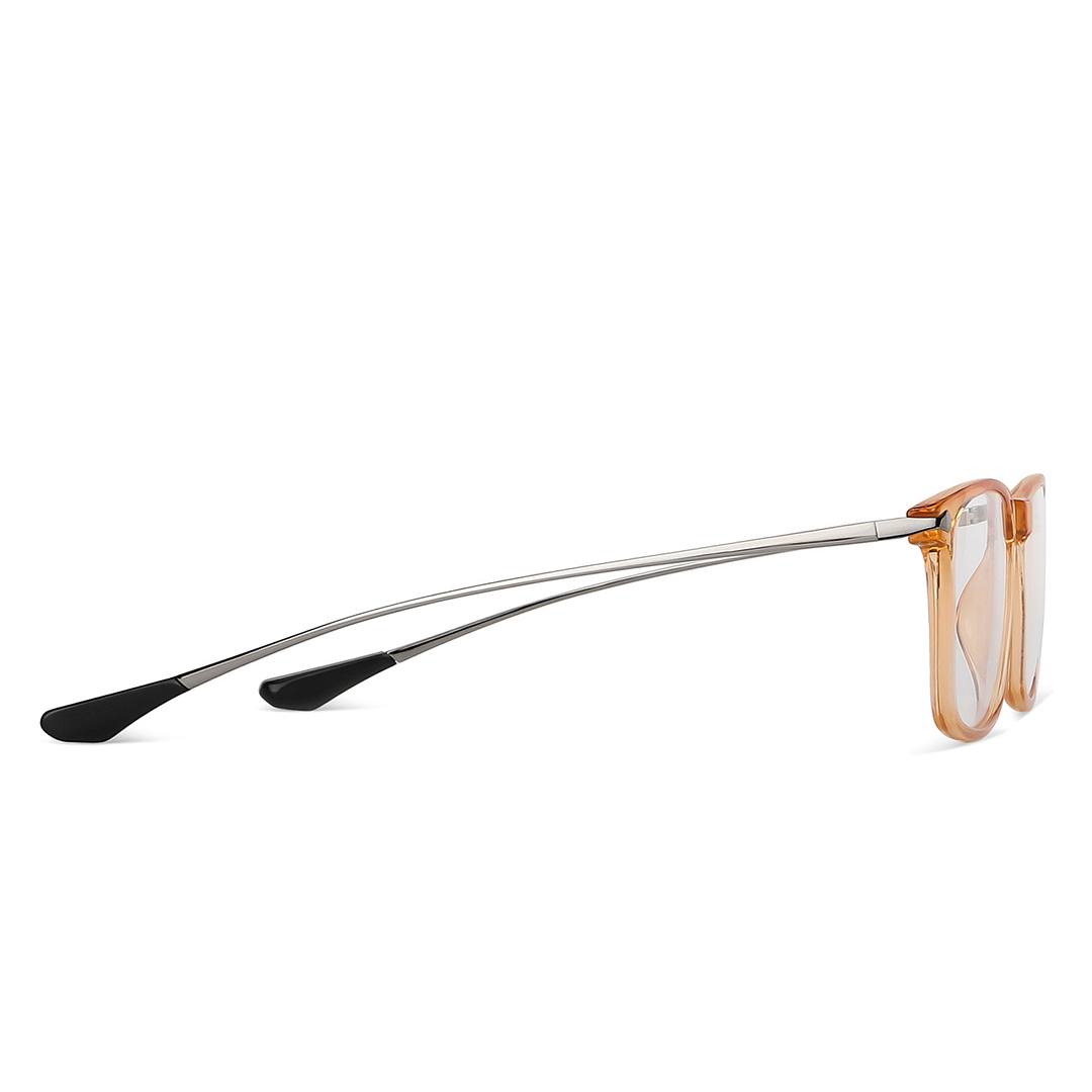 Lenskart Air Online Brown Transparent Full Rim Rectangle left side
