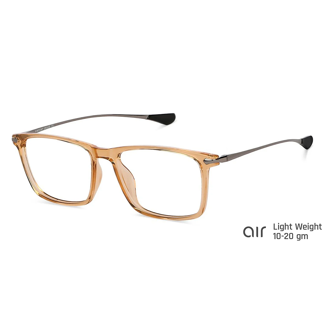 Lenskart Air Online Brown Transparent Full Rim Rectangle right side