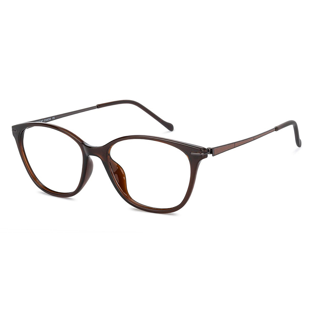 Lenskart Air Online Light Brown Full Rim Cat Eye right side