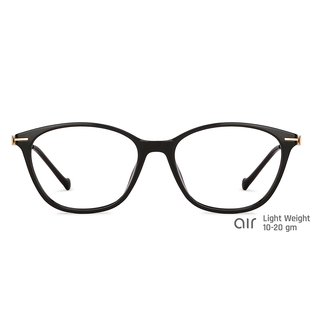 Lenskart Air Online Black Full Rim Cat Eye left side