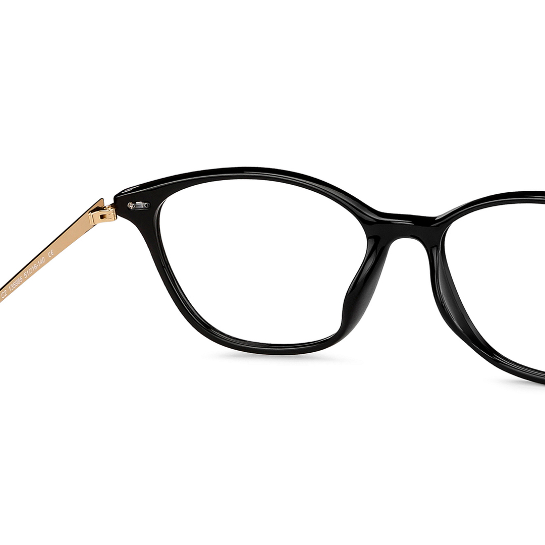 Lenskart Air Online Black Full Rim Cat Eye right side