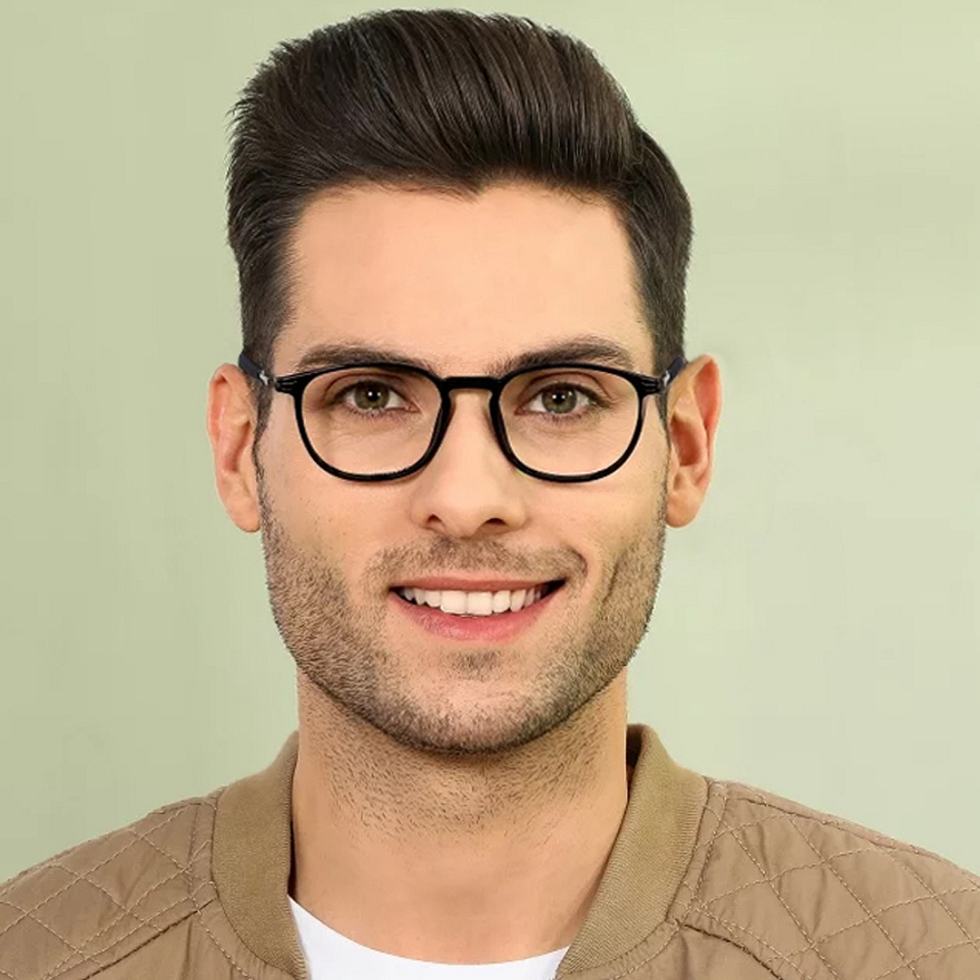Lenskart Air Online Black Full Rim Square left side