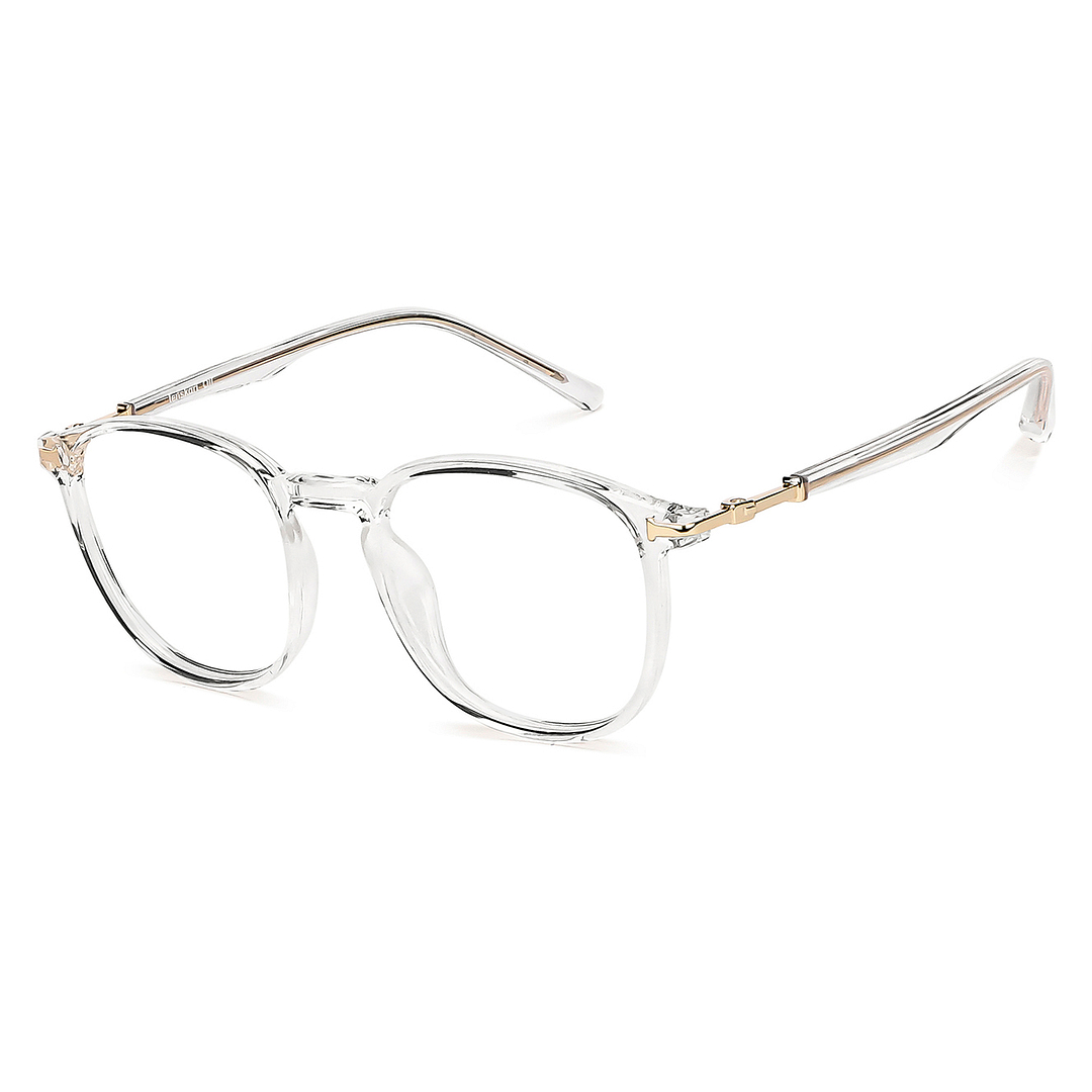 Lenskart Air Crystal Transparent Full Rim Square left side