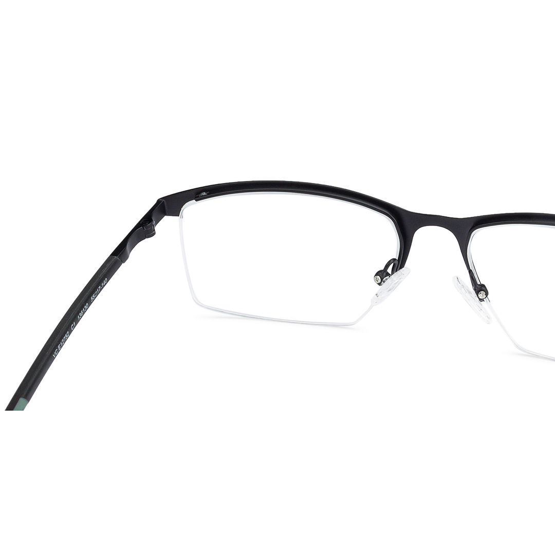 Lenskart Air Online Black Half Rim Rectangle left side