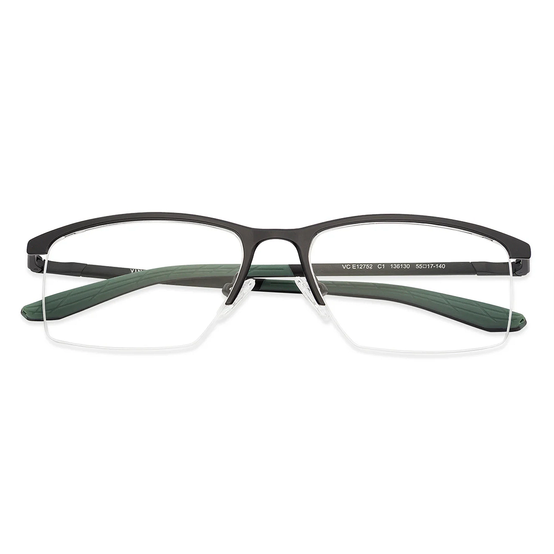 Lenskart Air Online Black Half Rim Rectangle right side