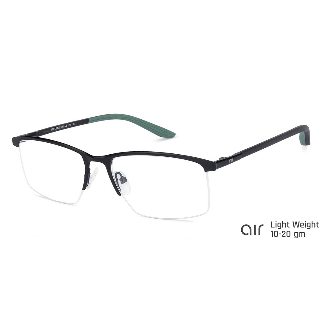 Lenskart Air Online Black Half Rim Rectangle right side