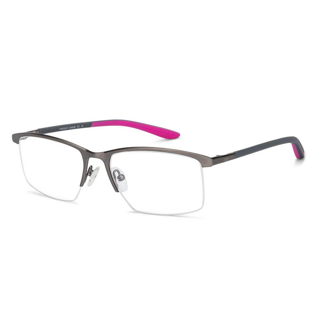 Lenskart Air Online Light Gray Half Rim Rectangle right side