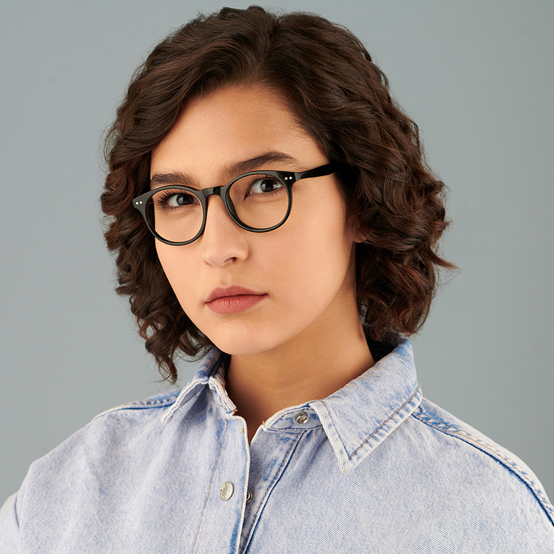 Vincent Chase Online Black Full Rim Round right side