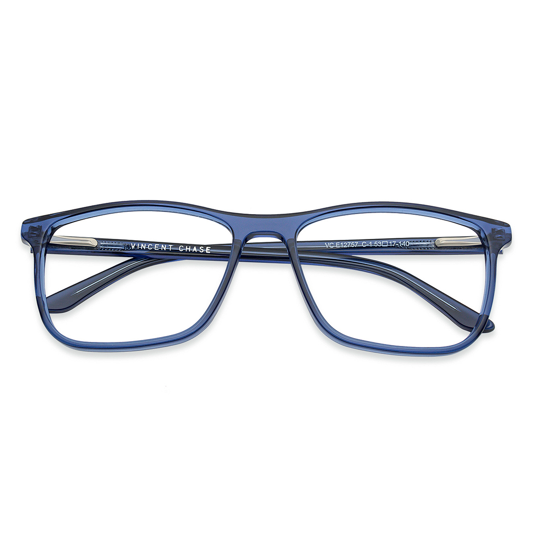 Vincent Chase Online Blue Transparent Full Rim Square right side