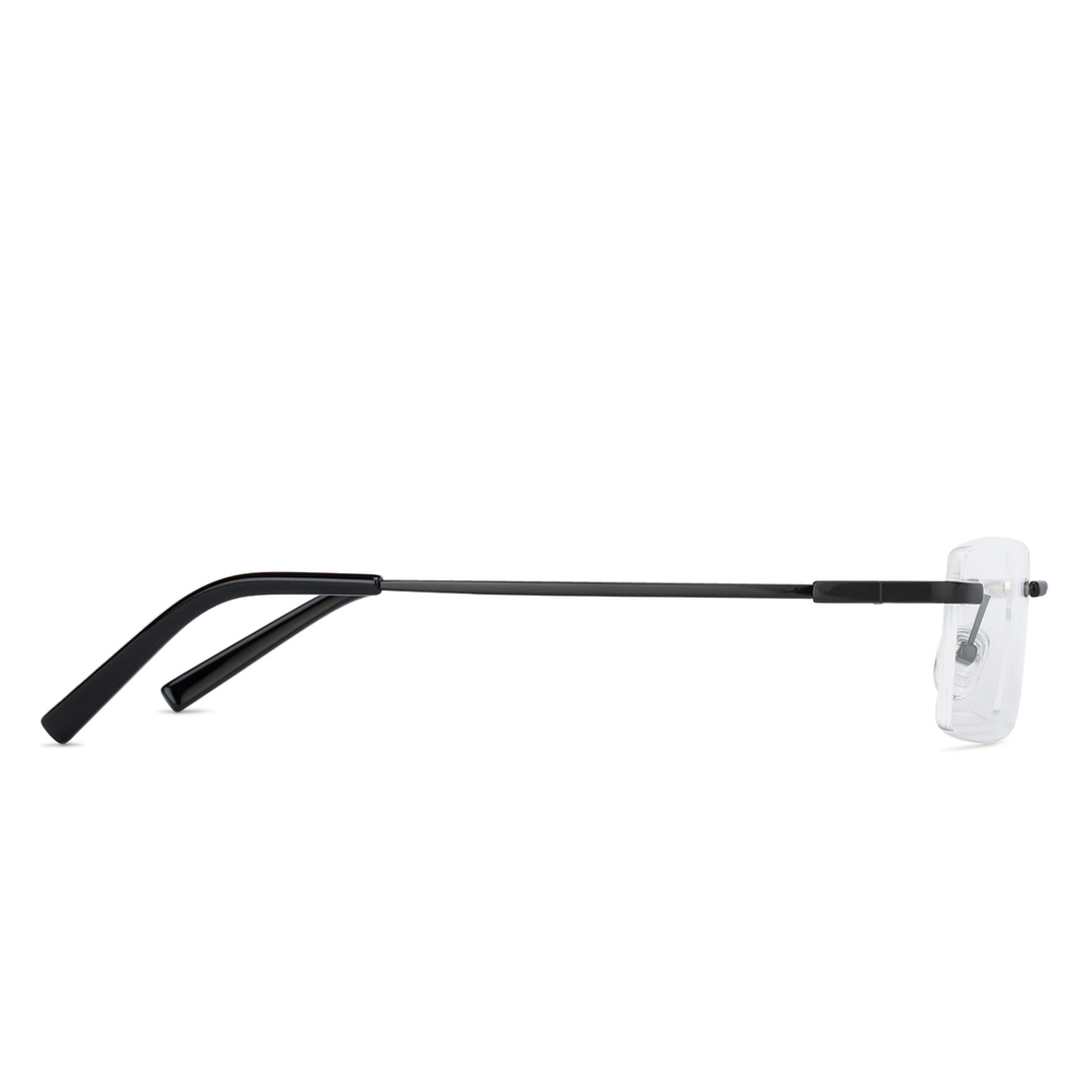 Vincent Chase Online Black Rimless Rectangle left side