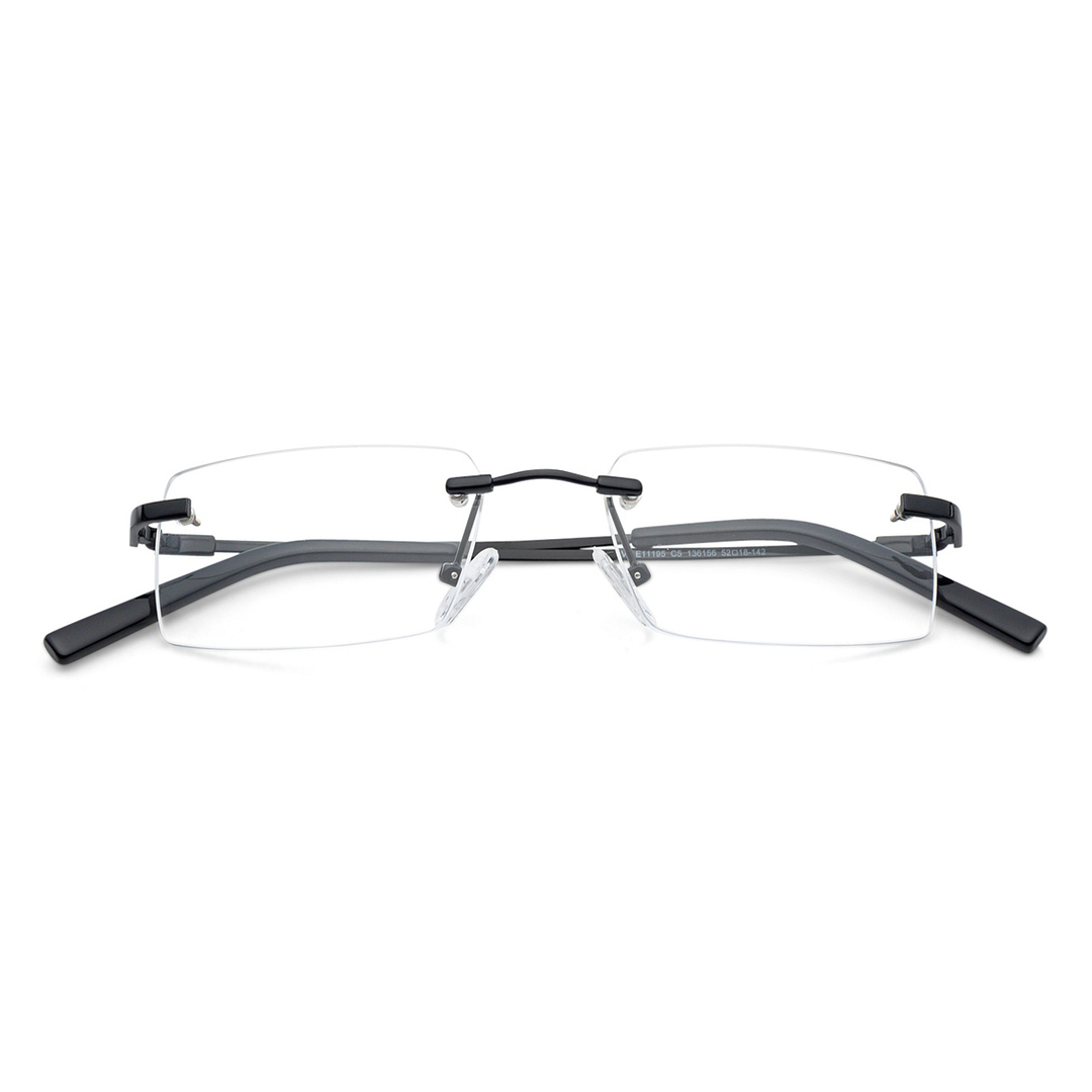 Vincent Chase Online Black Rimless Rectangle left side