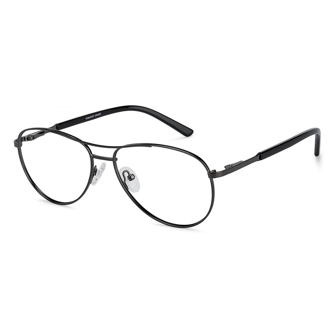 Vincent Chase Online Mid Gunmetal Full Rim Aviator right side