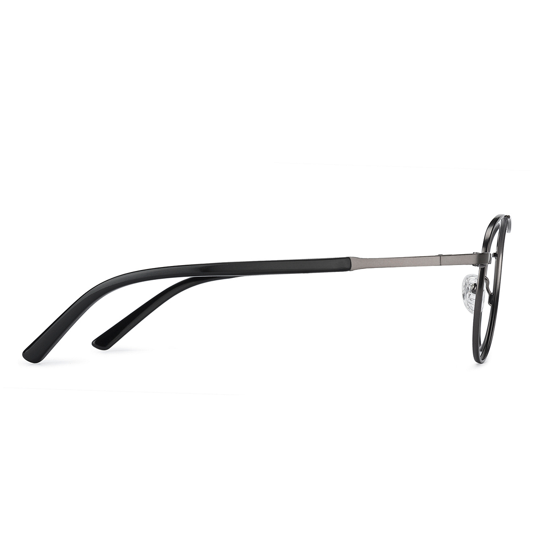 Vincent Chase Online Mid Gunmetal Full Rim Aviator left side