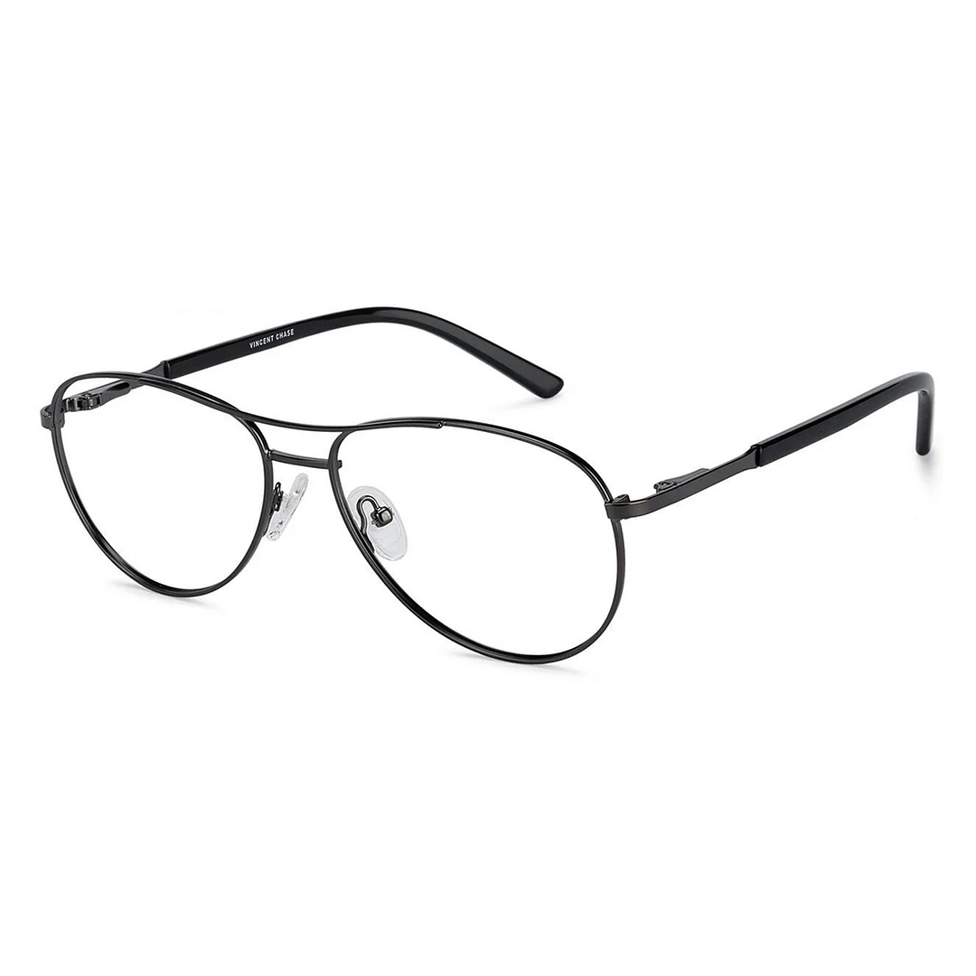 Vincent Chase Online Mid Gunmetal Full Rim Aviator right side