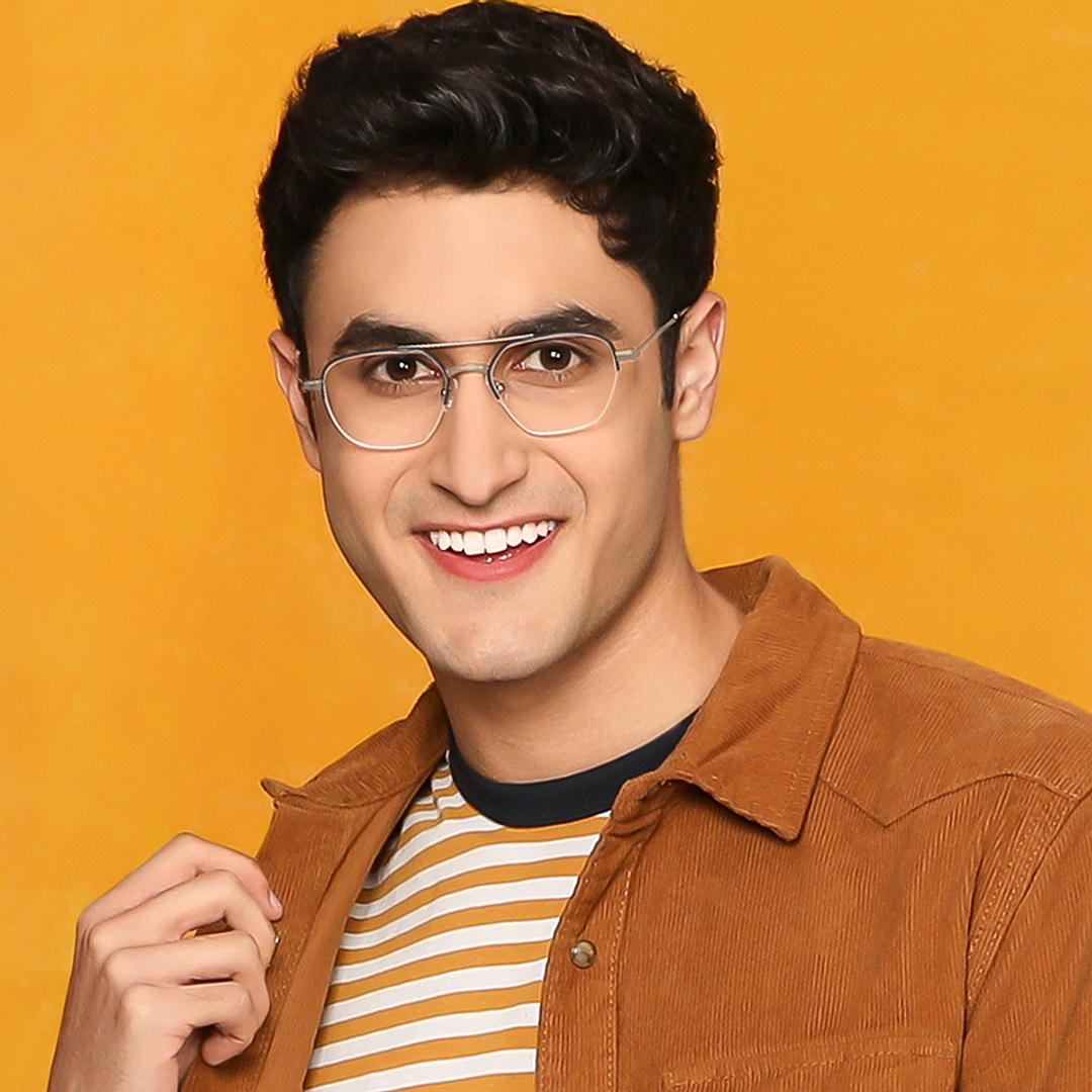 Vincent Chase Online Mid Gunmetal Half Rim Geometric right side