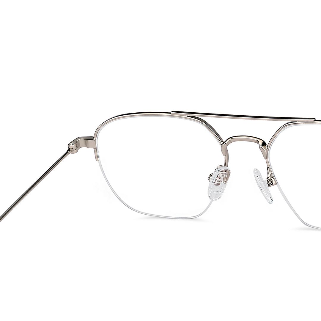 Vincent Chase Online Mid Gunmetal Half Rim Geometric right side
