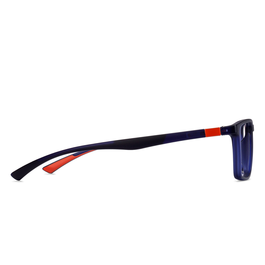 Lenskart Air Online Blue Transparent Full Rim Rectangle left side