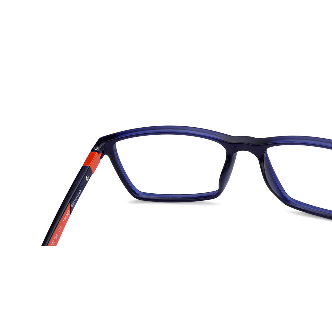 Lenskart Air Online Blue Transparent Full Rim Rectangle right side