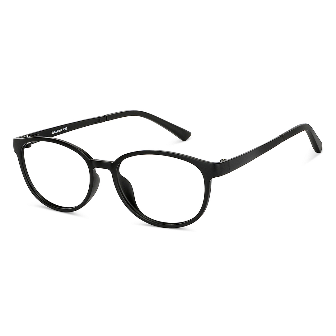 Lenskart Air Online Black Full Rim Round left side
