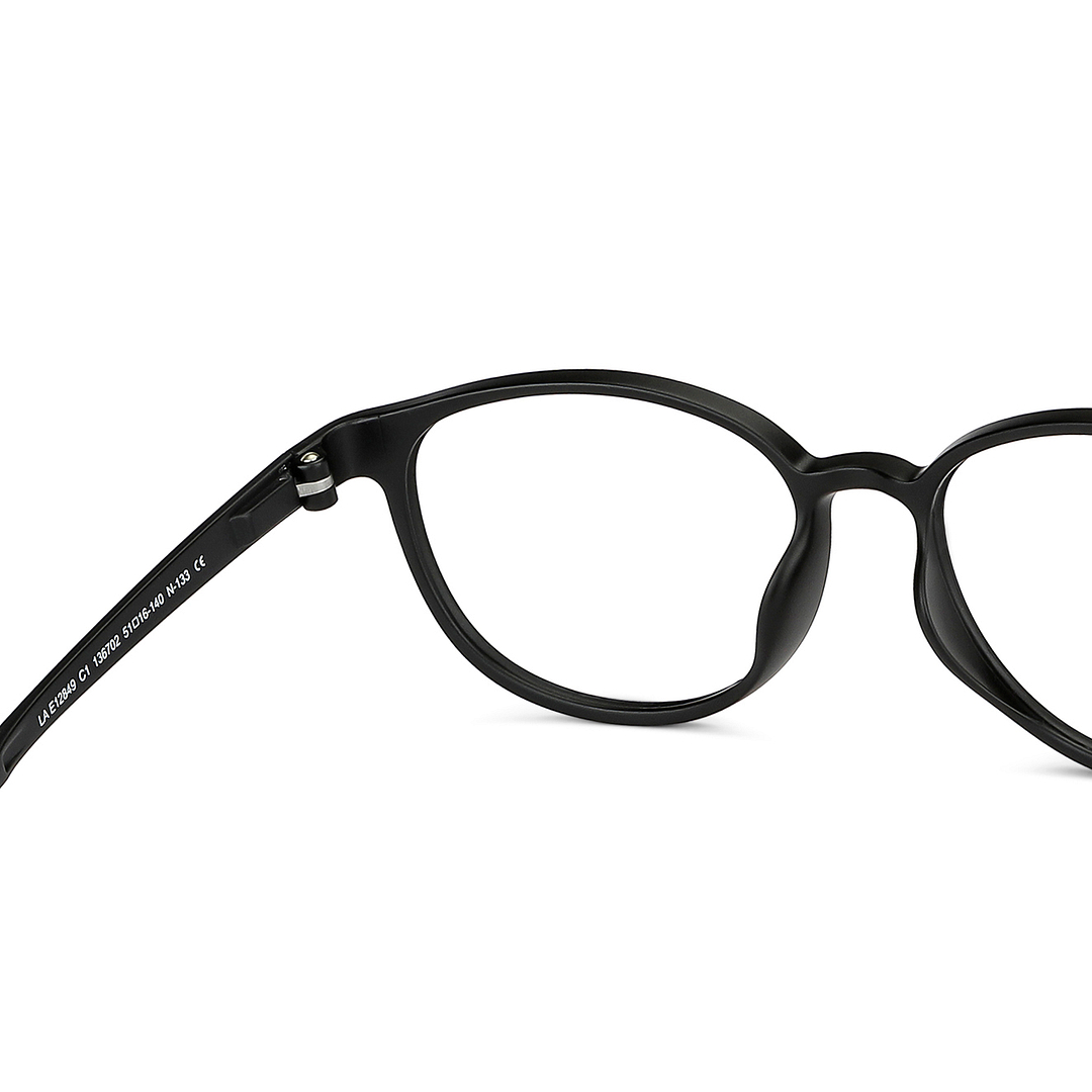 Lenskart Air Online Black Full Rim Round right side