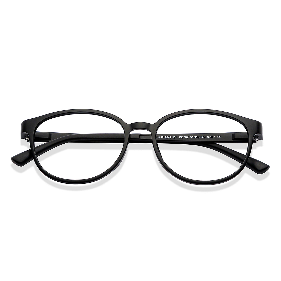 Lenskart Air Online Black Full Rim Round left side
