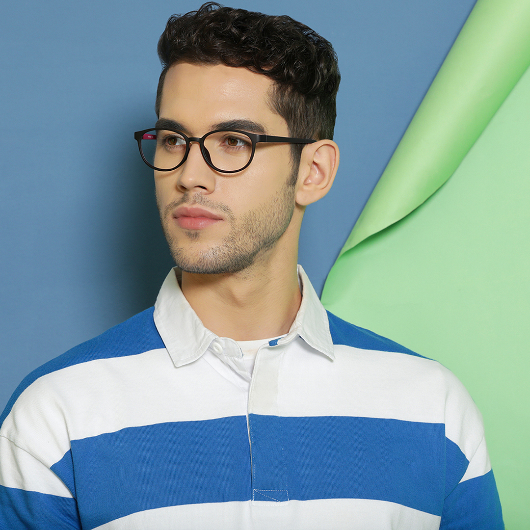 Lenskart Air Online Purple Full Rim Round right side