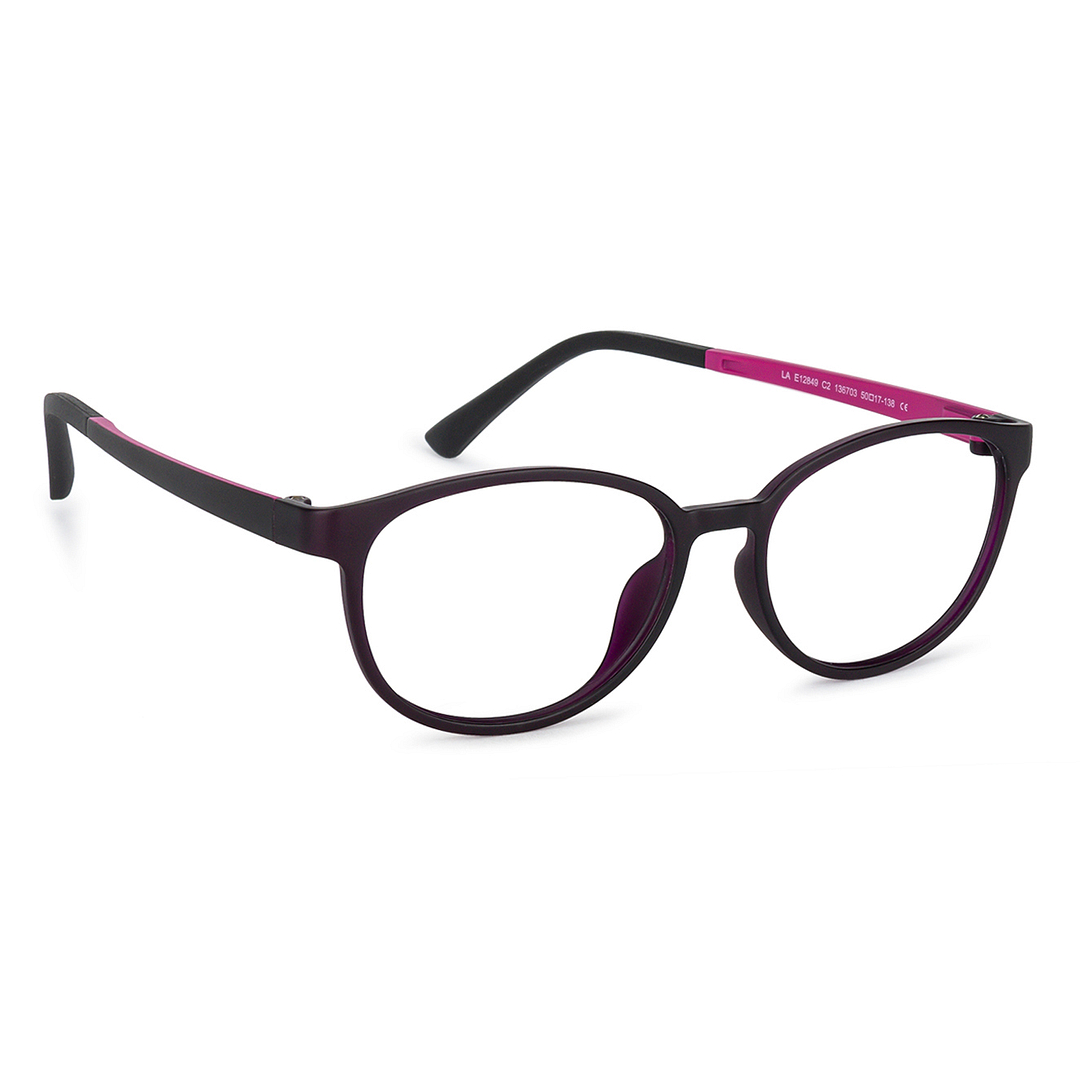 Lenskart Air Online Purple Full Rim Round left side