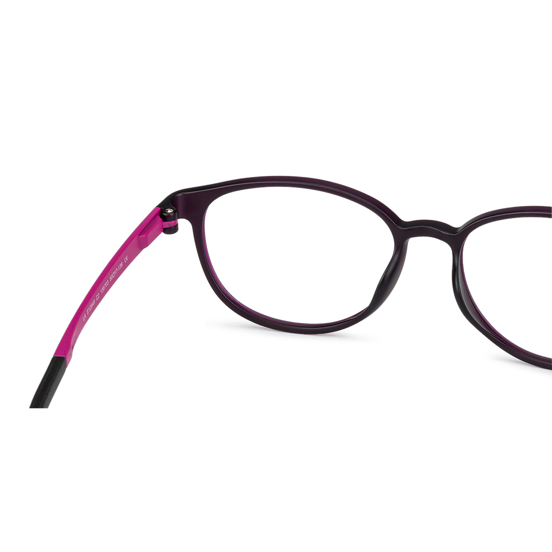 Lenskart Air Online Purple Full Rim Round left side