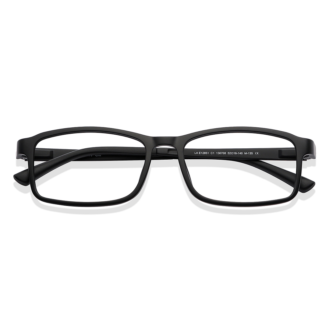 Lenskart Air Online Black Full Rim Rectangle left side