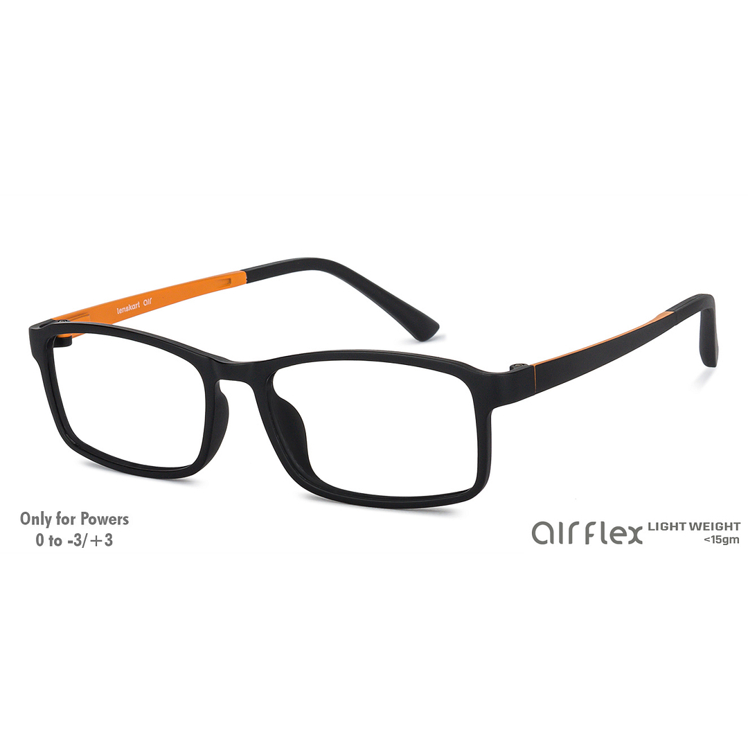Lenskart Air Online Black Full Rim Rectangle right side