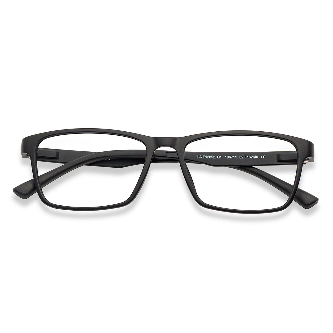 Lenskart Air Black Full Rim Rectangle left side