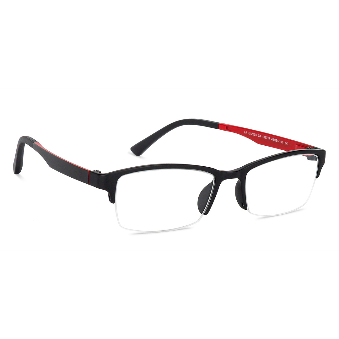 Lenskart Air Online Black Half Rim Rectangle left side