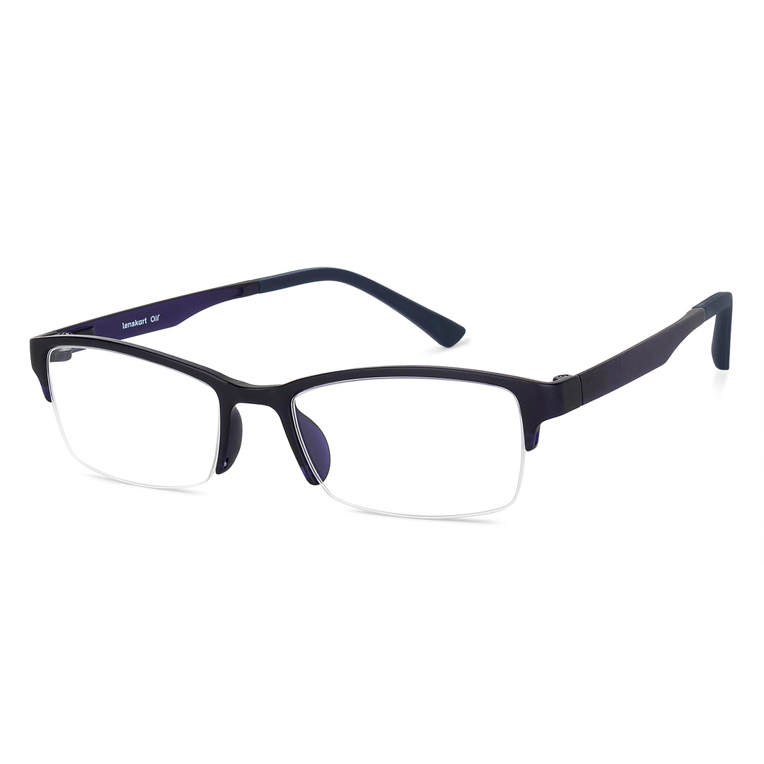 Lenskart Air Online Black Half Rim Rectangle right side