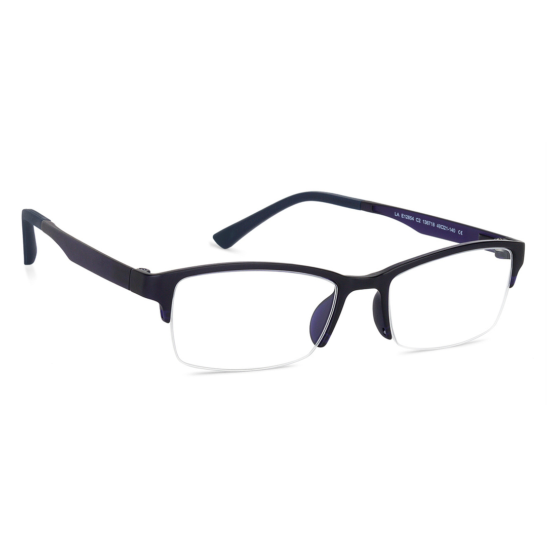 Lenskart Air Online Black Half Rim Rectangle left side