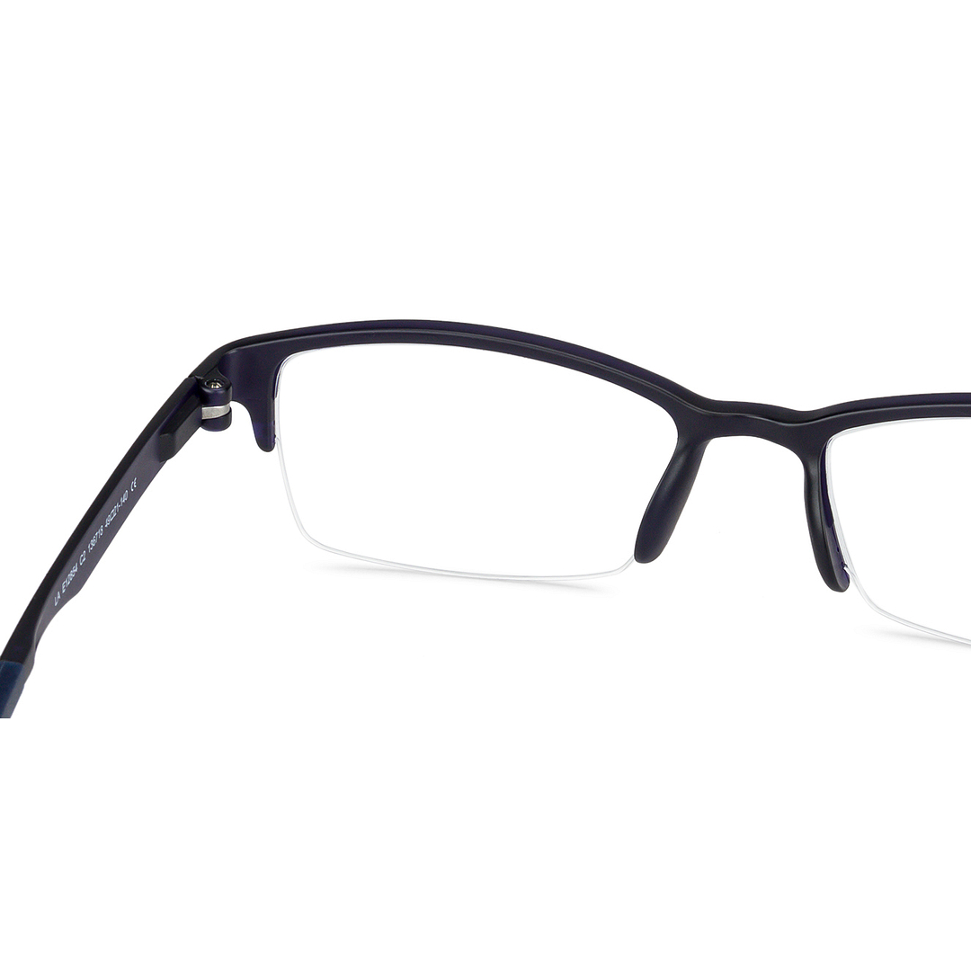 Lenskart Air Online Black Half Rim Rectangle left side