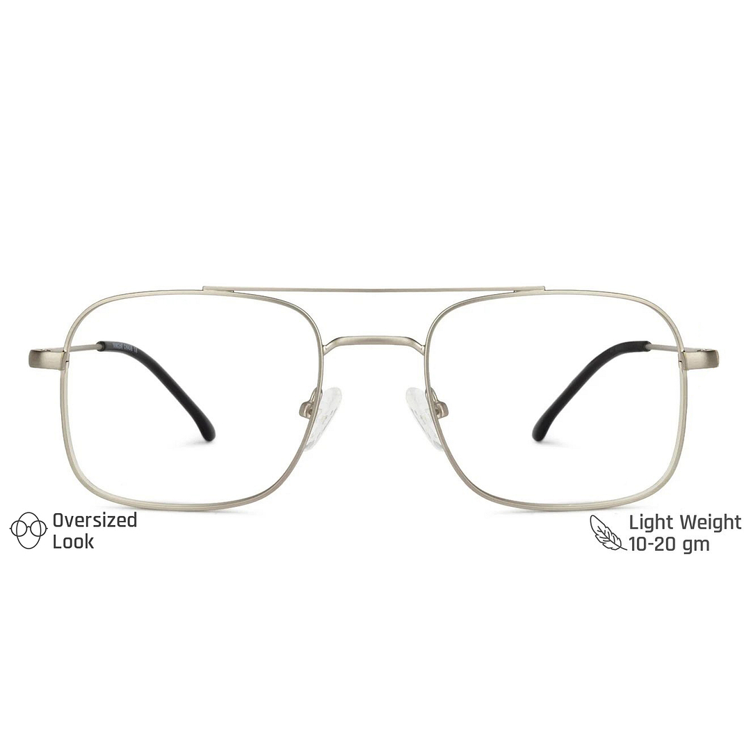 Vincent Chase Online Silver Full Rim Square left side