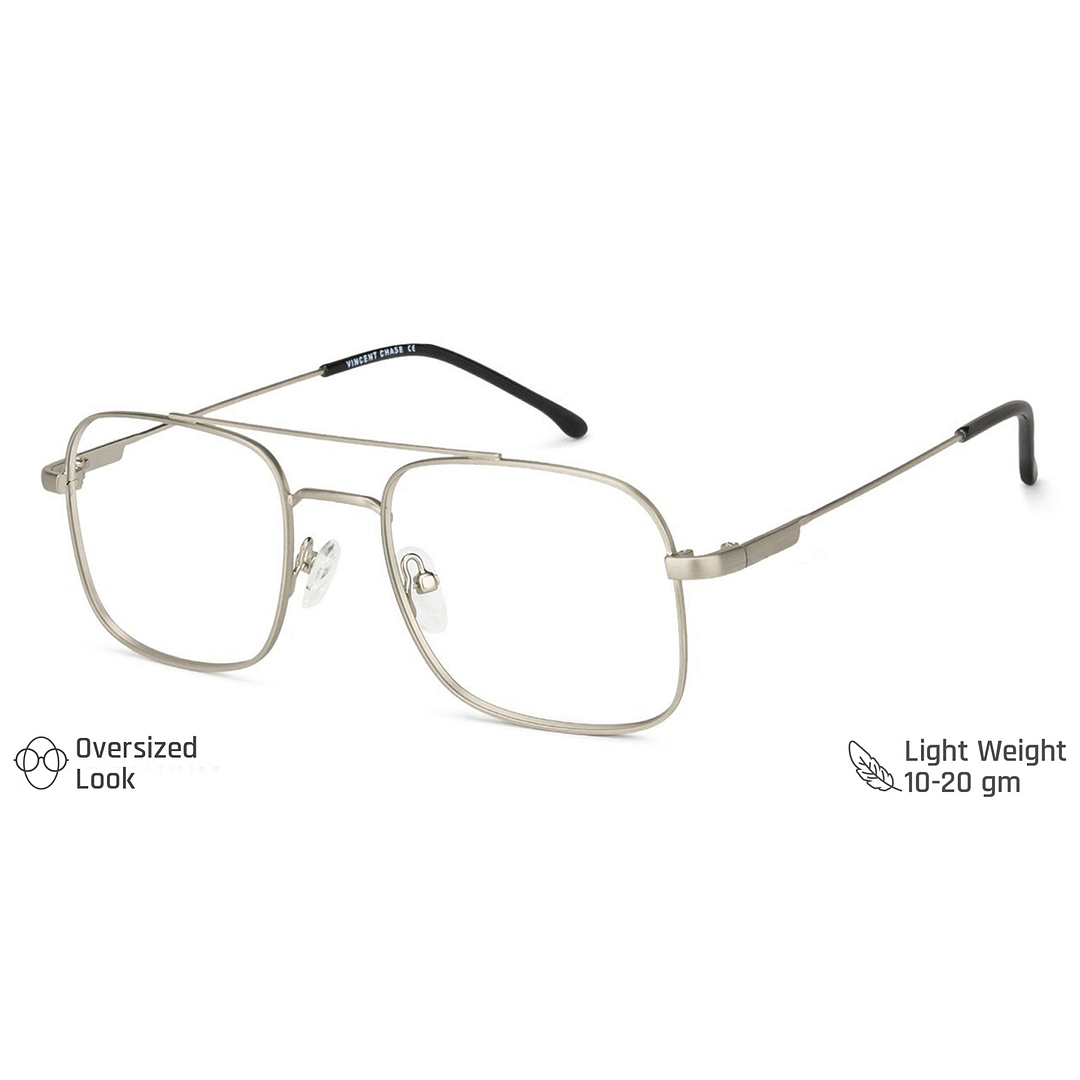 Vincent Chase Online Silver Full Rim Square right side