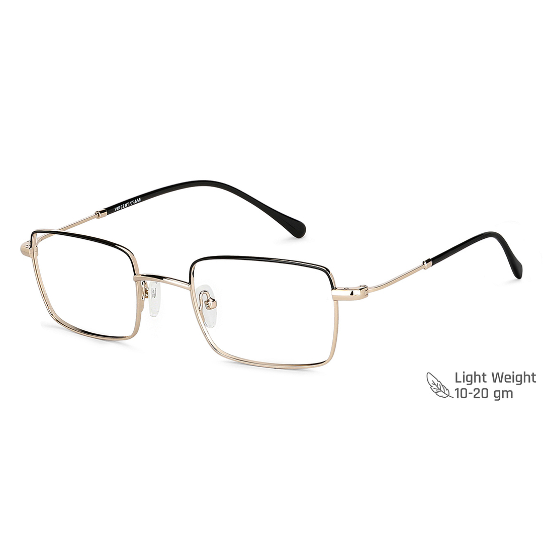 Vincent Chase Online Gold Full Rim Rectangle right side