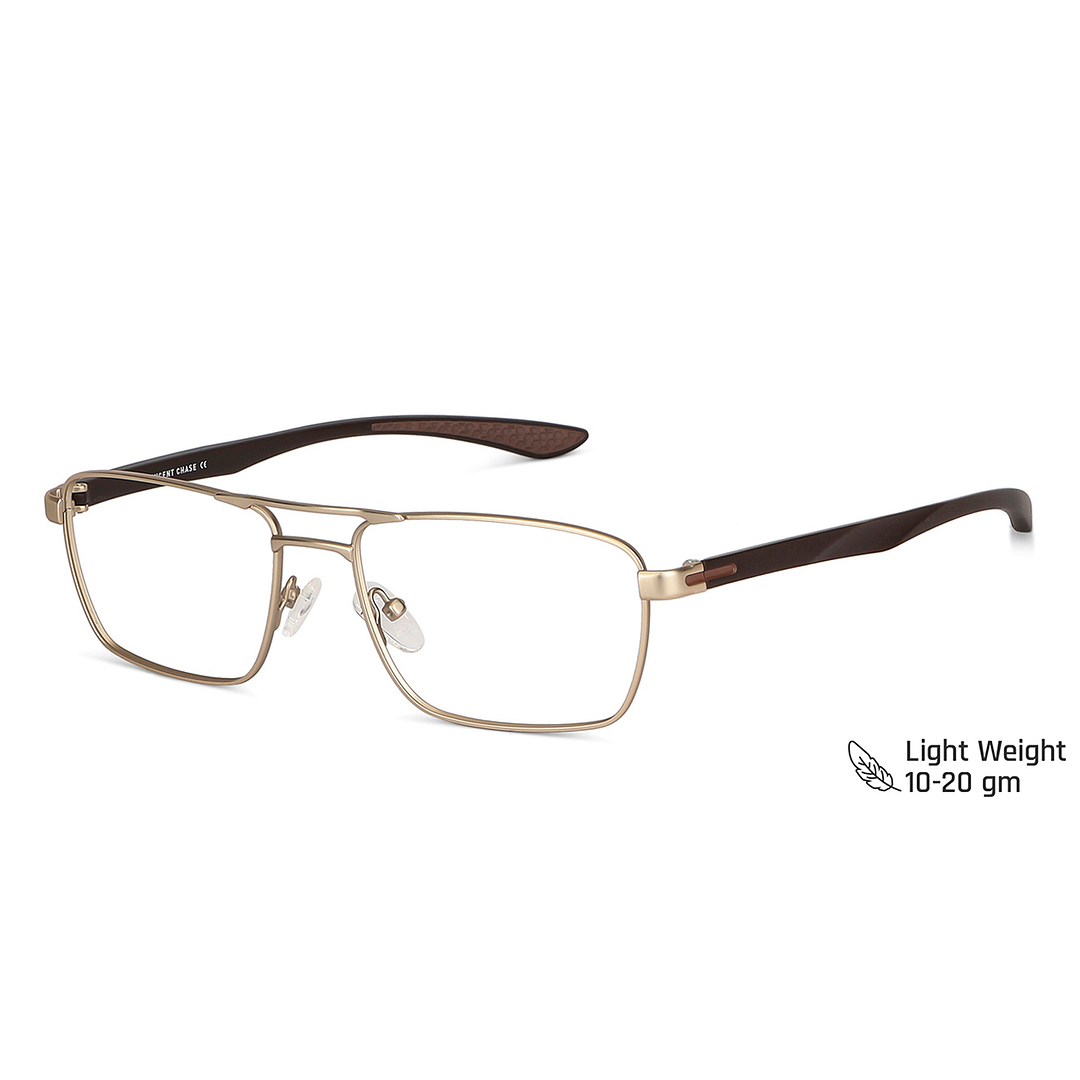 Vincent Chase Online Gold Full Rim Rectangle right side