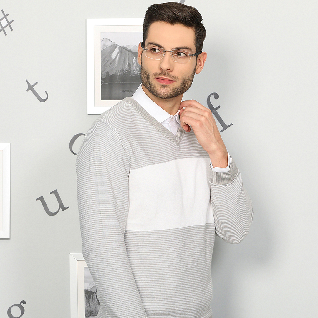 Lenskart Air Online Black Rimless Rectangle right side