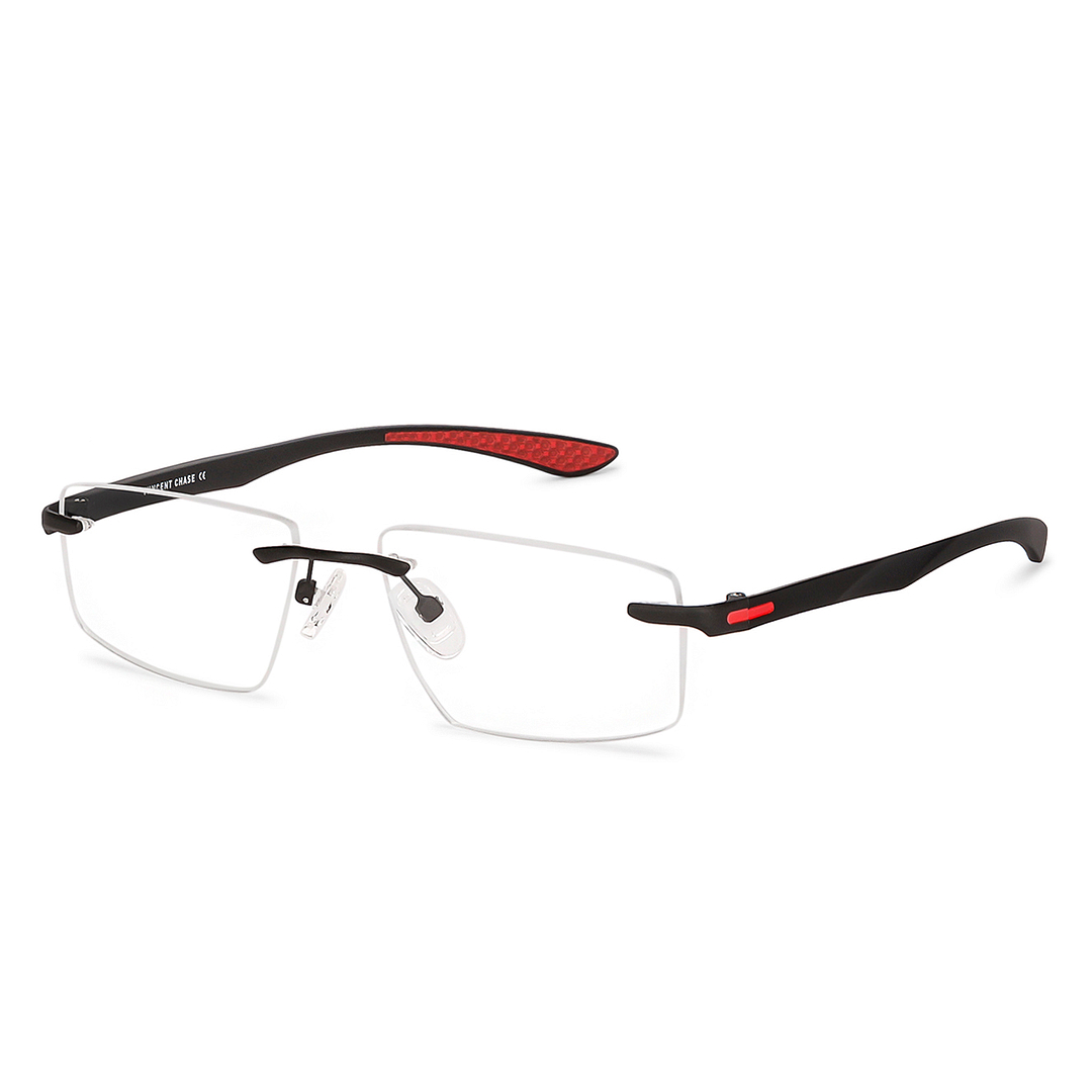 Lenskart Air Online Black Rimless Rectangle right side