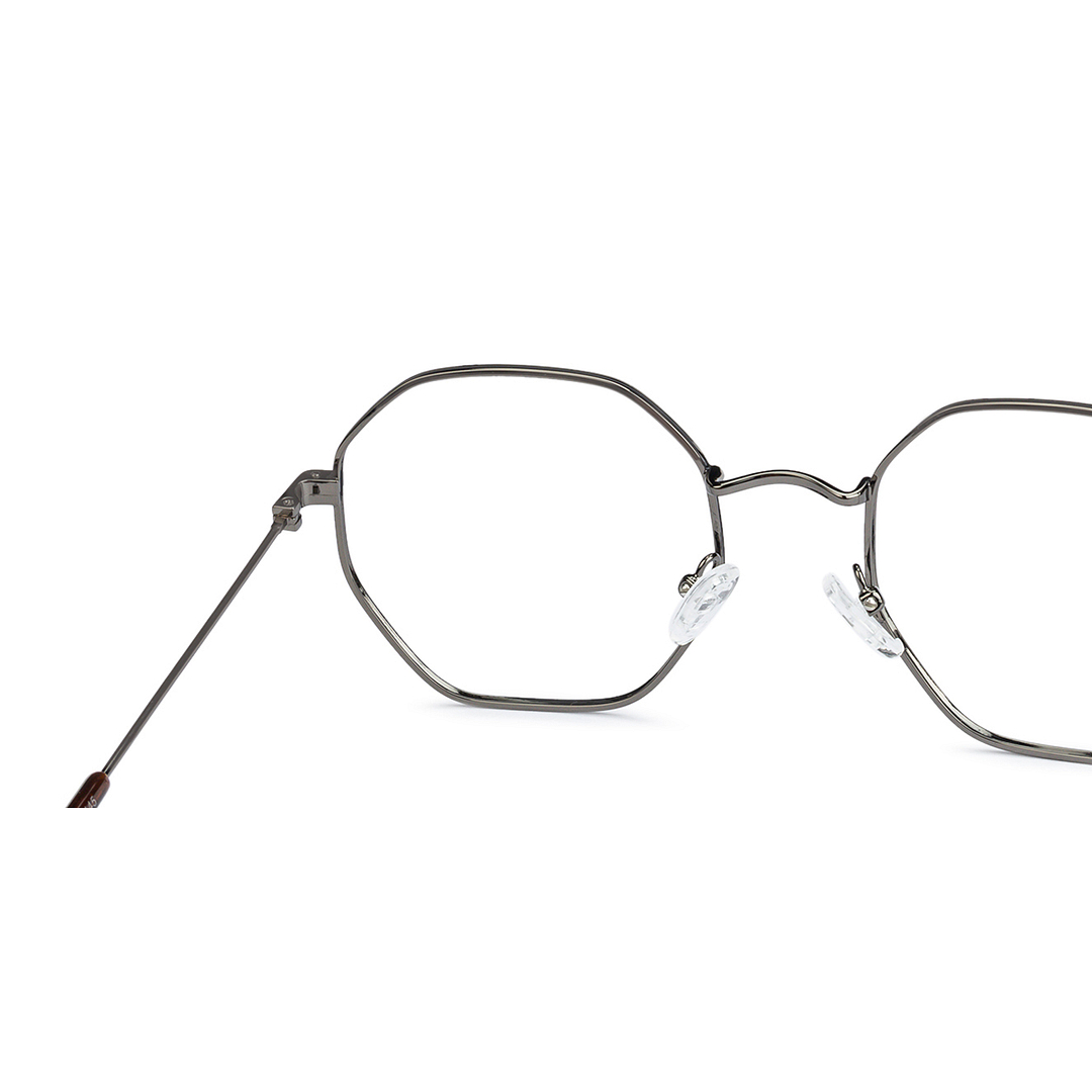 Vincent Chase Online Mid Gunmetal Full Rim Geometric left side