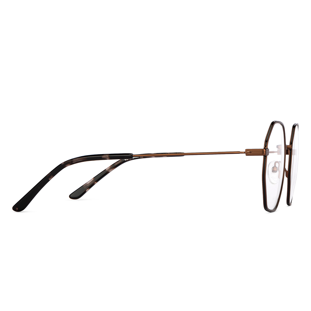 Vincent Chase Online Light Brown Full Rim Geometric left side