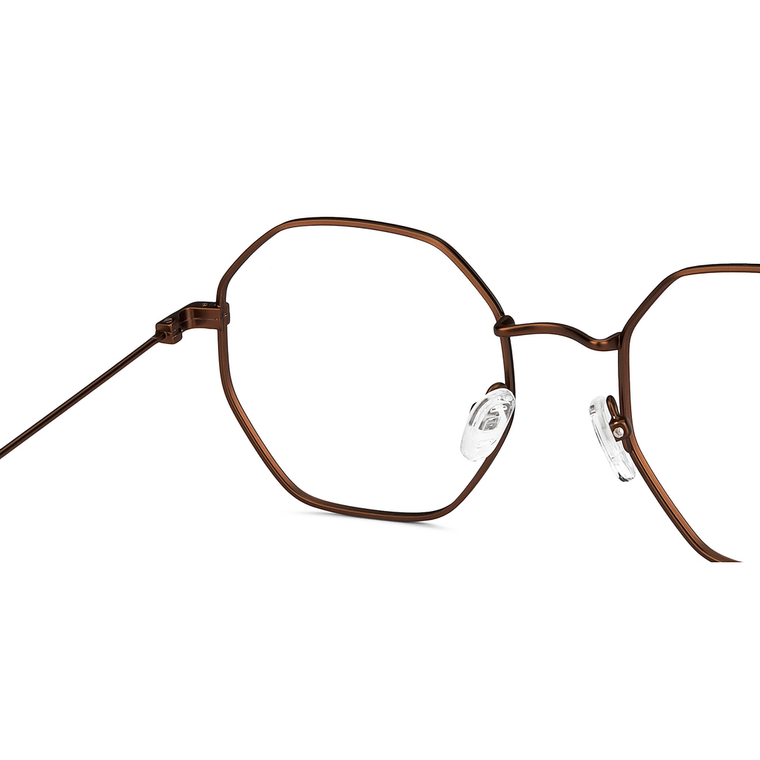 Vincent Chase Online Light Brown Full Rim Geometric right side