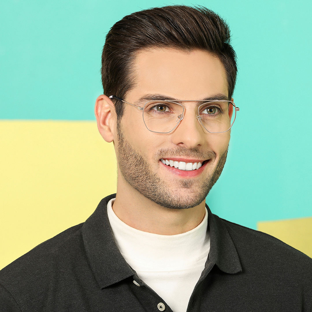 Vincent Chase Online Gold Full Rim Square left side