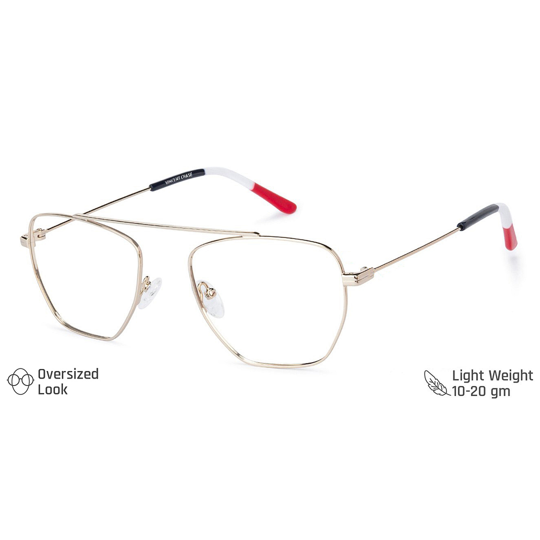 Vincent Chase Online Gold Full Rim Square right side