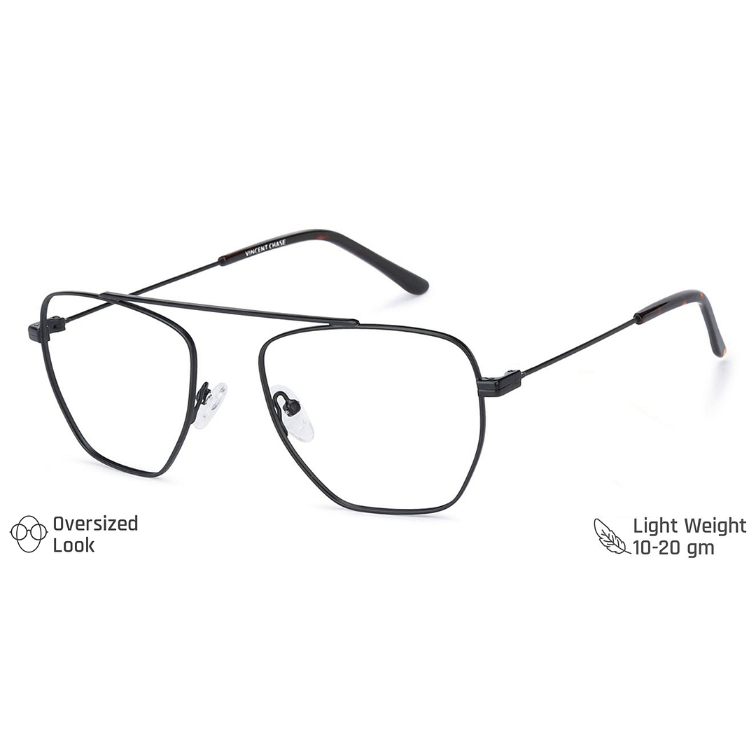 Vincent Chase Online Black Full Rim Square right side