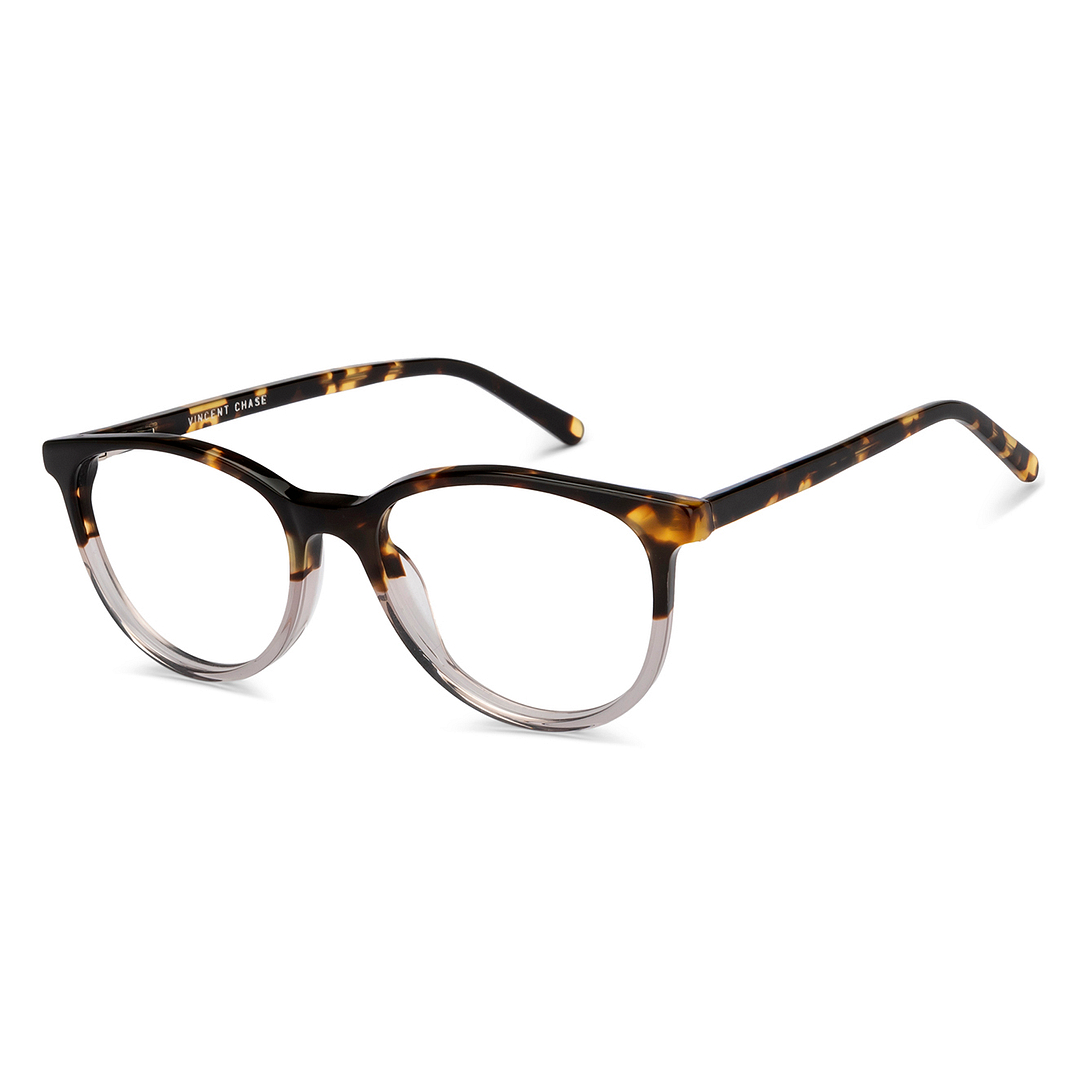Vincent Chase Tortoise Transparent Full Rim Cat Eye left side