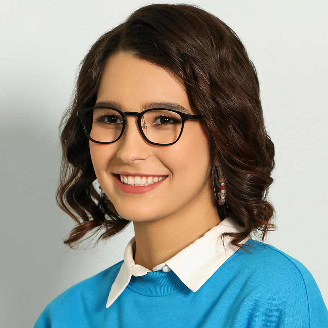 Lenskart Air Online Black Full Rim Square left side