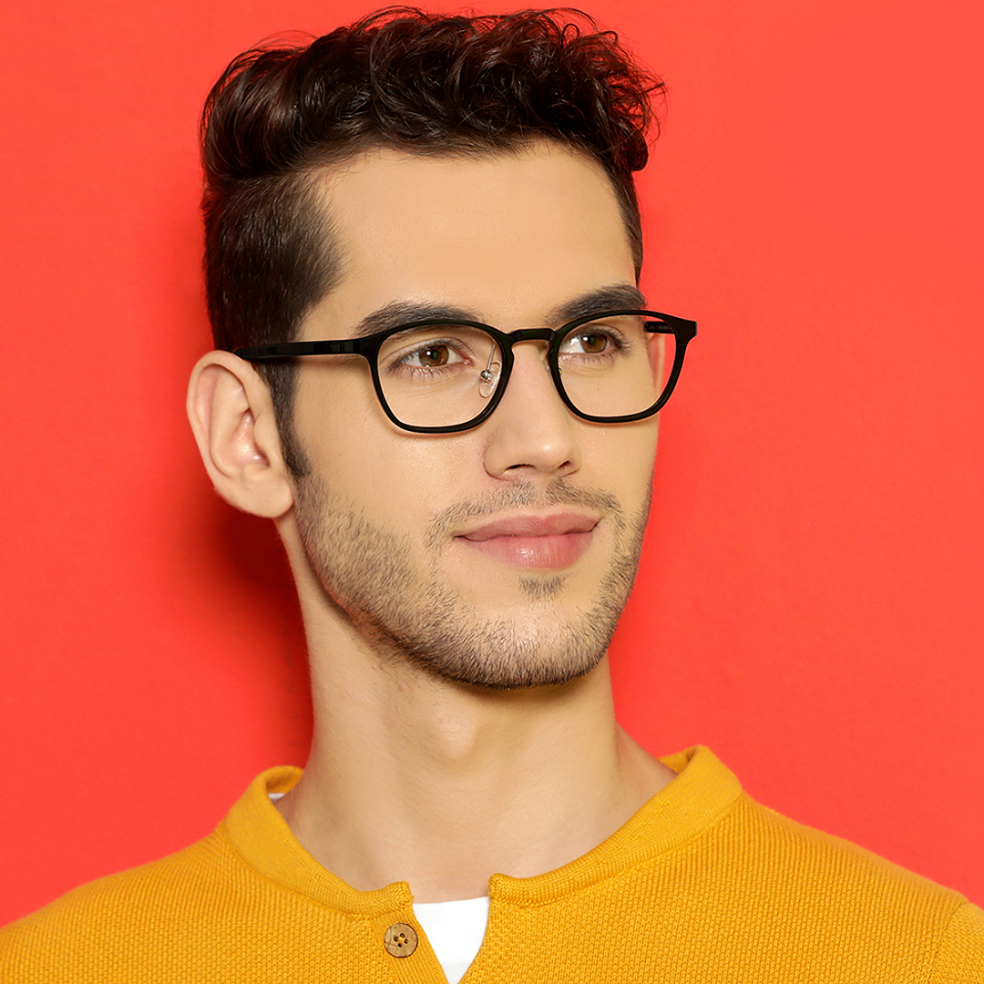 Lenskart Air Online Black Full Rim Square right side
